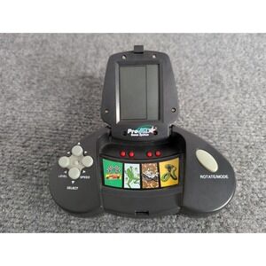 Vintage Pro JR Game System Handheld Snake Frogger Tanks Racing TESTED/ WORKS